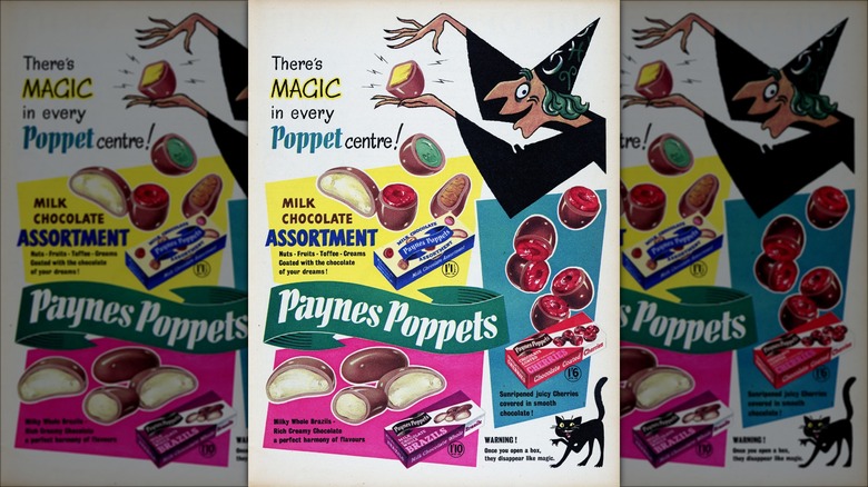 1950s Halloween candy advertisement