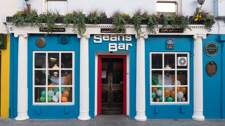 Exterior of Sean's Bar in Athlone, Ireland