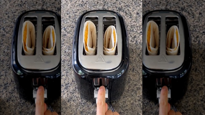 cooking quesadillas in toaster