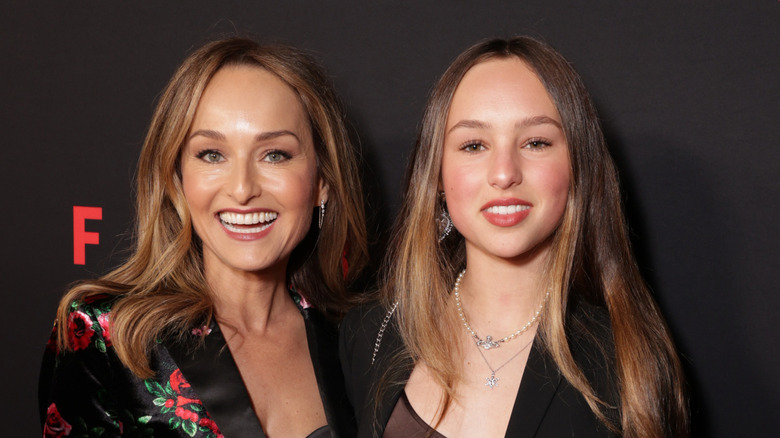 Giada De Laurentiis standing next to her daughter Jade