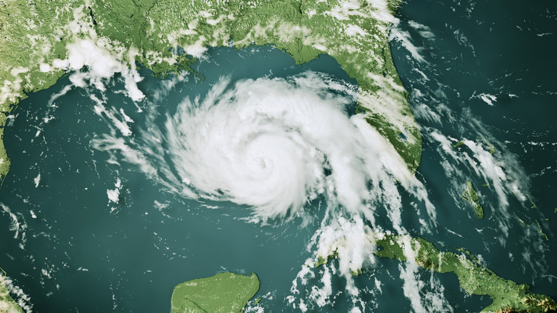 Satellite image of Hurricane Ida