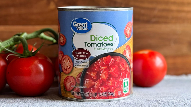 can of great value diced tomatoes