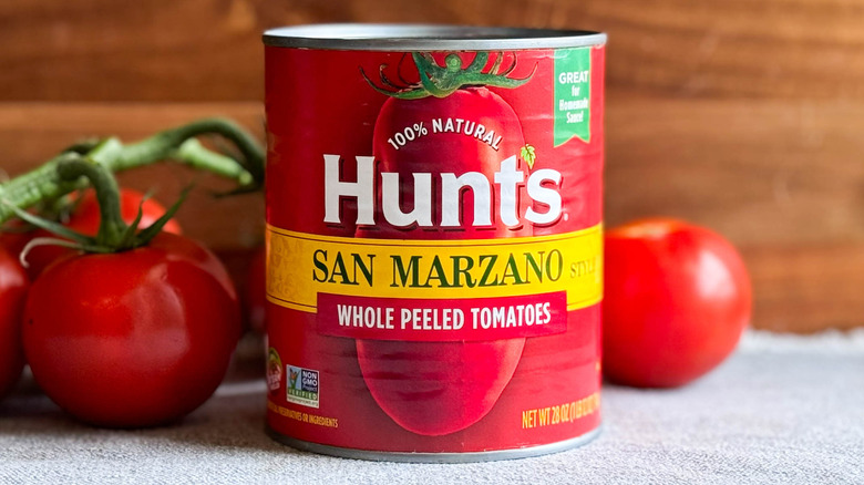 can of hunt's san marzano style tomatoes