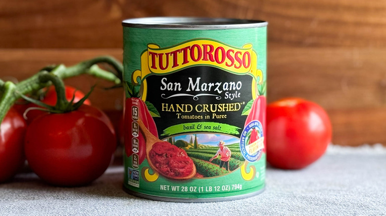 can of tuttorosso san marzano tomatoes