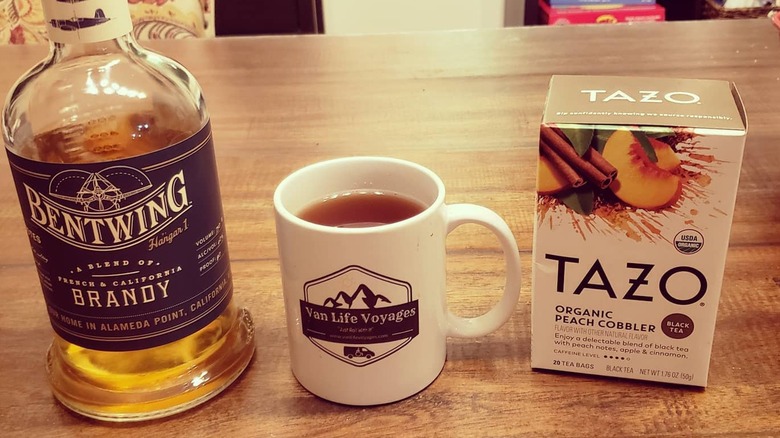 Hot toddy with tea