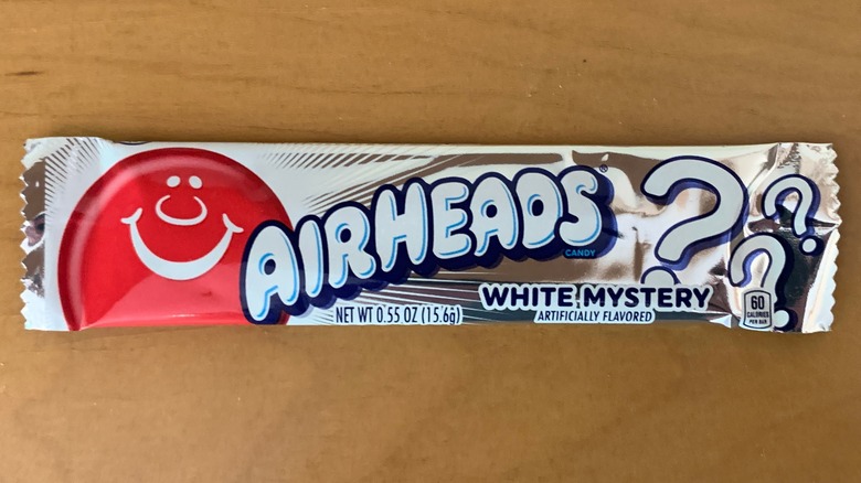 Airheads White Mystery flavor candy