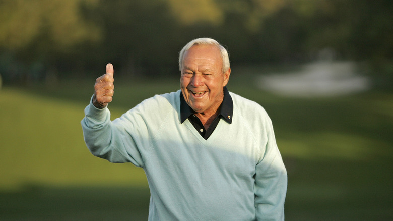 arnold palmer at golf course