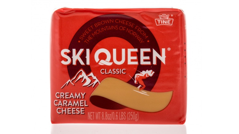 Ski Queen cheese lable