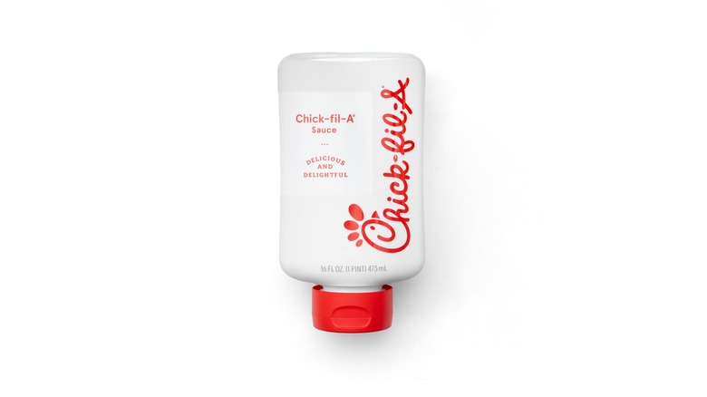 bottle of Chick-fil-A sauce