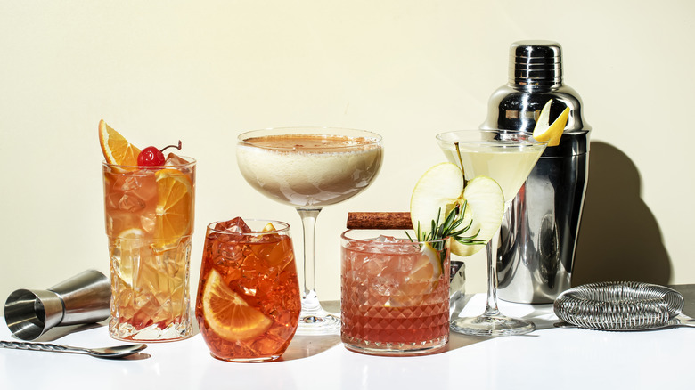 Assorted cocktails 