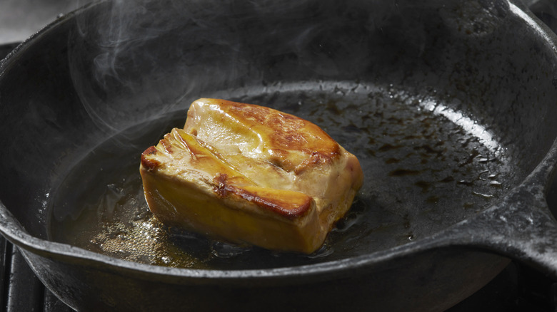 pan searing foie gras