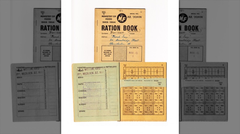 War ration cards