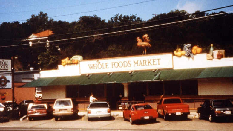 A photo of the outside of the first Whole Foods Market store