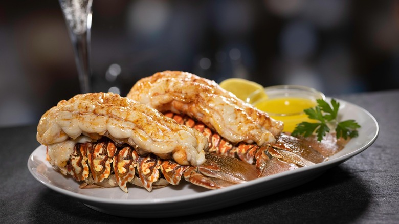 South African lobster tails from Eddie V's