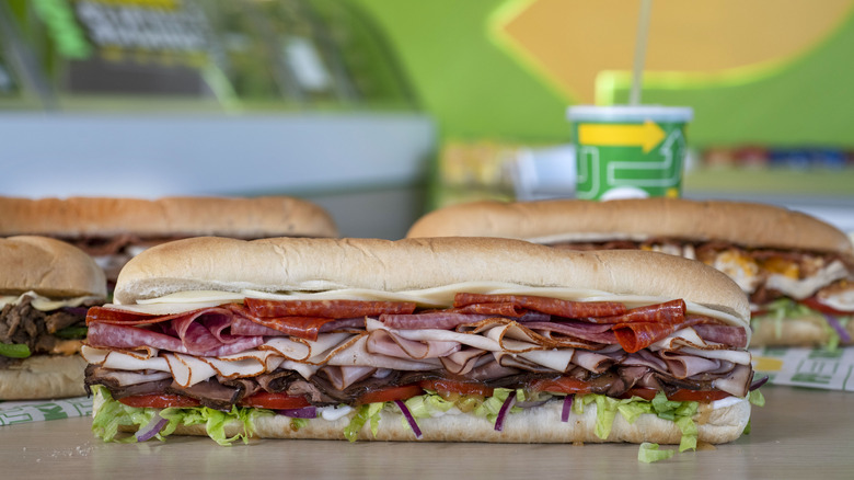 Subway Footlong sandwich