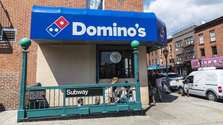 Domino's pizza chain in New York city