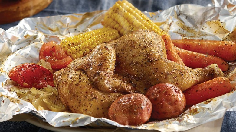 Cracker Barrel Campfire meal with chicken