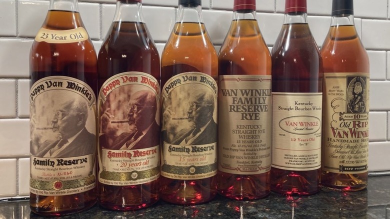 Pappy Van Winkle bottle and sleeve