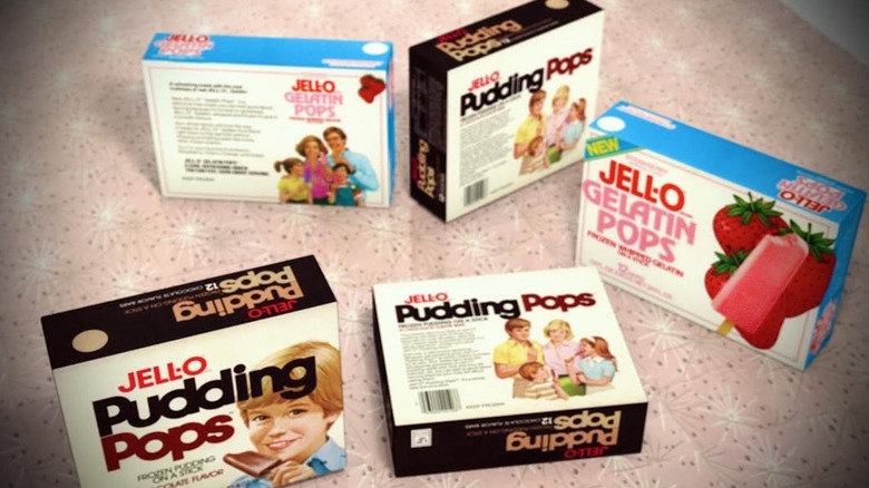 Boxes of Jell-O Pudding Pops