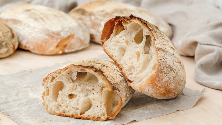 Fresh homemade bread