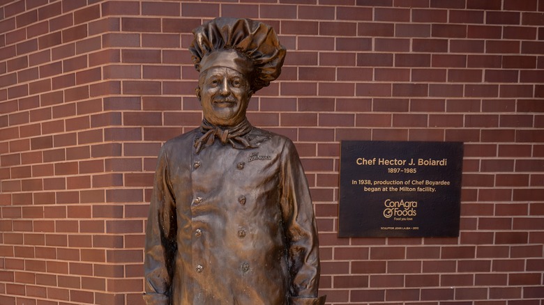 Statue of Ettore Boiardi at ConAgra foods